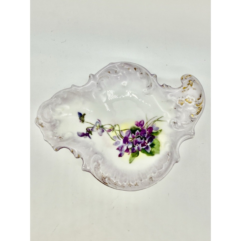 Austria Candy Trinket Dish Vintage‎ Porcelain Hand Painted 5.75 Inch See Notes